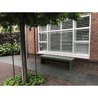 Tuinbank beton 180 cm licht antraciet Tuinbank beton 180 cm licht antraciet
