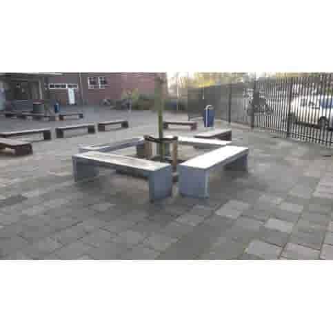 Tuinbank beton 180 cm licht antraciet