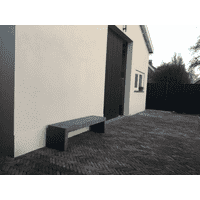 Tuinbank beton 180 cm licht antraciet Tuinbank beton 180 cm licht antraciet