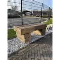 Stonewood blokbank 150 cm met houtlook