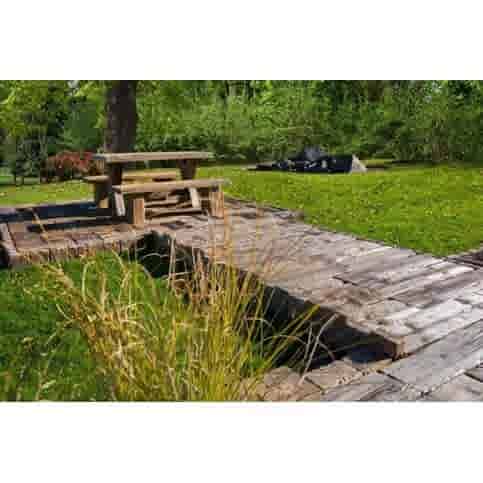 Stonewood tuintafel 150 cm met houtlook