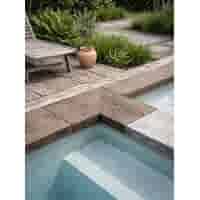 Zwembadrand Stonewood buitenhoek