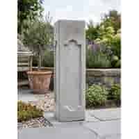 Decoratieve betonnen zuil met sierpaneel 85 cm