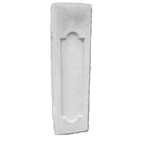Decoratieve betonnen zuil met sierpaneel 85 cm