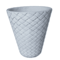 Gevlochten bloempot middel 46 cm