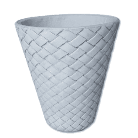 Gevlochten bloempot middel 46 cm