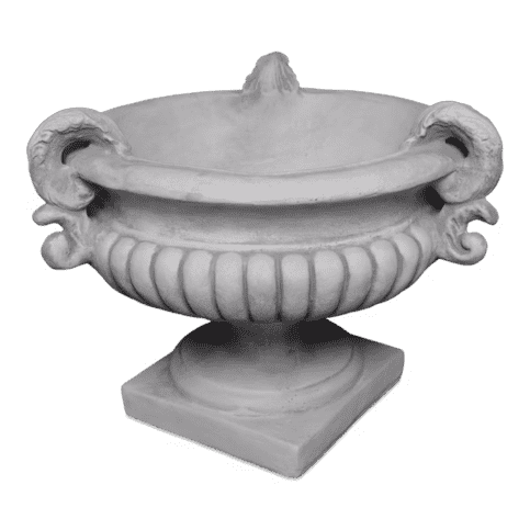 Klassiek sierlijk vogelbad van beton 43 cm