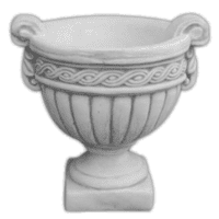 Decoratieve sierlijke bloempot - 46 cm hoog
