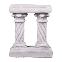 Sierlijke dubbele zuil sokkel van beton 43 cm