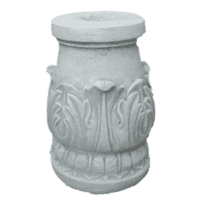 Klassiek sierlijke sokkel van beton - 47 cm hoog