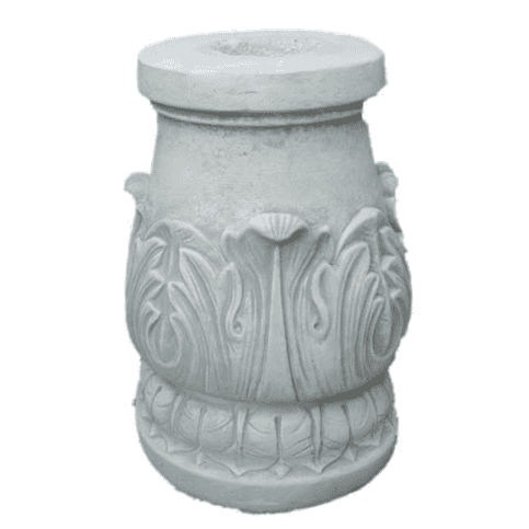 Klassiek sierlijke sokkel van beton - 47 cm hoog
