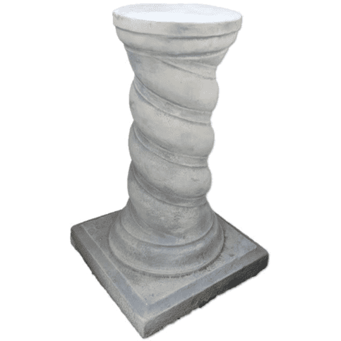 Gedraaide betonnen sokkel 80 cm hoog