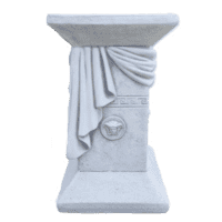 Griekse sokkel met Medusa embleem 56 cm