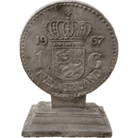 Gulden op voet beeld H41 cm