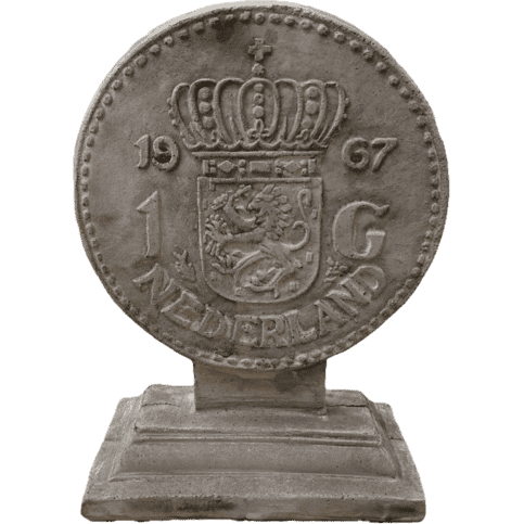 Gulden op voet beeld H41 cm