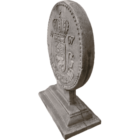 Gulden op voet beeld H41 cm