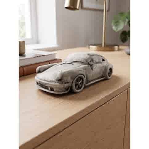 Betonnen Porsche 911 model H28 cm