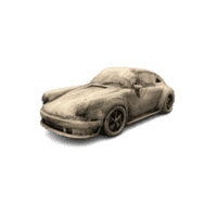 Betonnen Porsche 911 model H28 cm