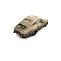 Betonnen Porsche 911 model H28 cm