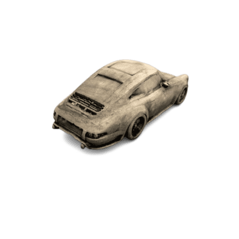 Betonnen Porsche 911 model H28 cm