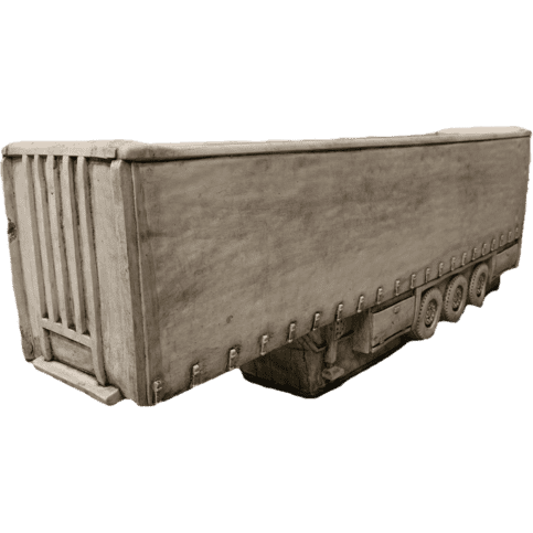 Betonnen plantenbak trailer H29 cm