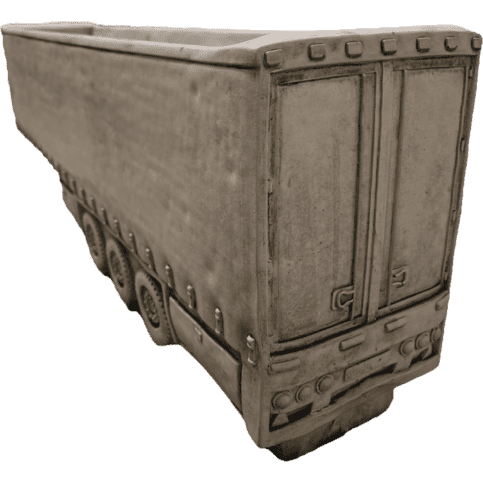 Betonnen plantenbak trailer H29 cm