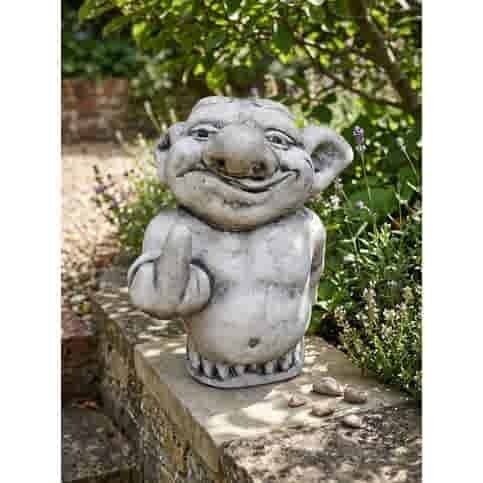 Betonnen Trol Fun beeld H23 cm