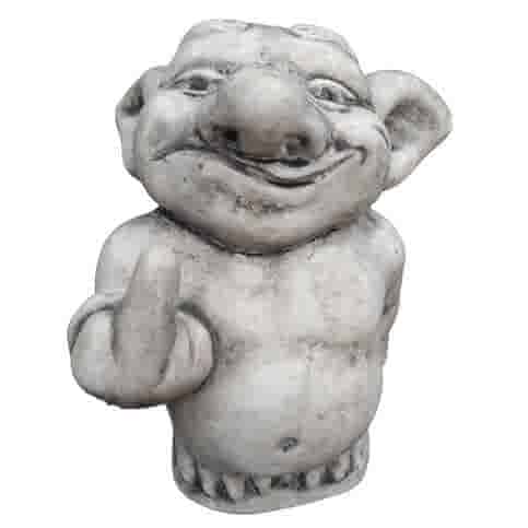 Betonnen Trol Fun beeld H23 cm