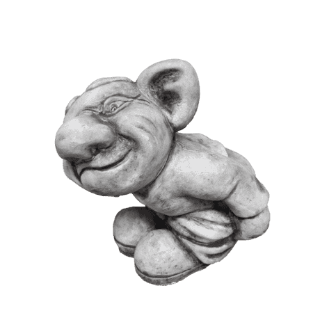Betonnen Trol Mooning beeld H24 cm