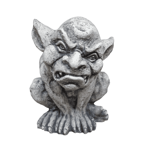 Gargoyle tuinbeeld van beton H24 cm