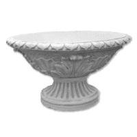 Elegante sierlijke plantenbak van beton 60 cm