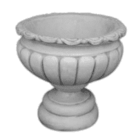 Klassieke betonnen bloempot 40 cm
