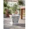 Klassieke plantenbak met decoratieve zuilen 30 cm