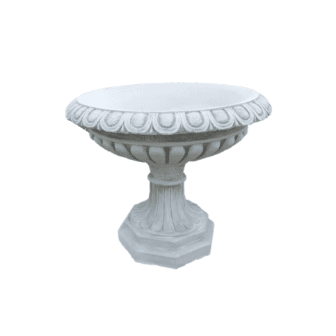 Grote betonnen bloempot rond 80 cm