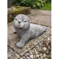 Betonnen zeehond beeld H29 cm