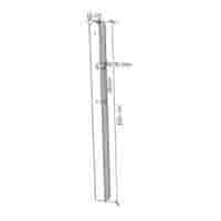 Betonnen weidepaal 160 cm - 9,5x9,5 cm met 3 gaten