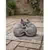 Slapende katten beeld H14 cm