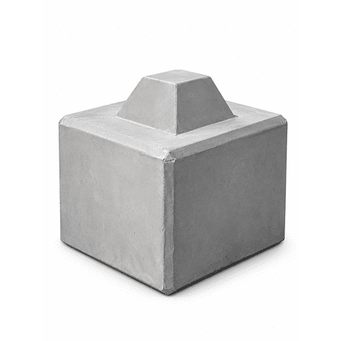 Betonblok met 1 nop 30x30x30 cm