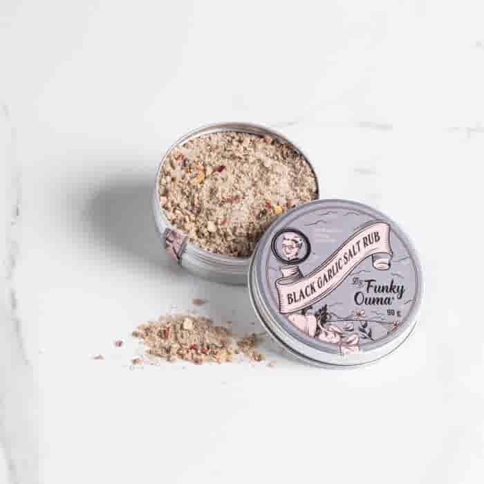 Funky Ouma Funky Ouma Black Garlic Pink Salt Funky Ouma Funky Ouma Black Garlic Pink Salt