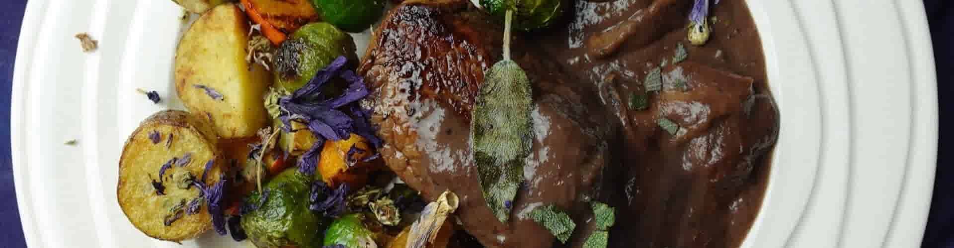 Black Angus biefstuk met geroosterde Opperdoezer Ronde