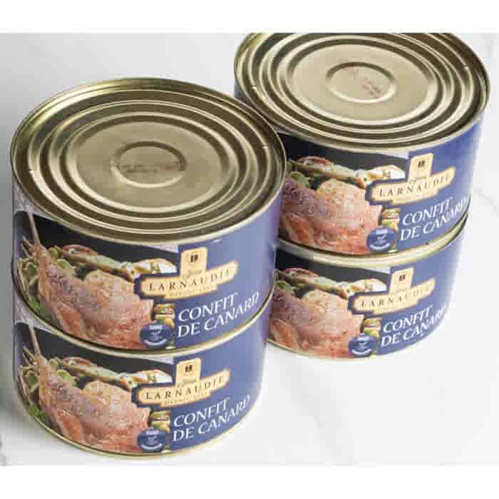 Larnaudie 4 x blikken Gekonfijte eendenbouten