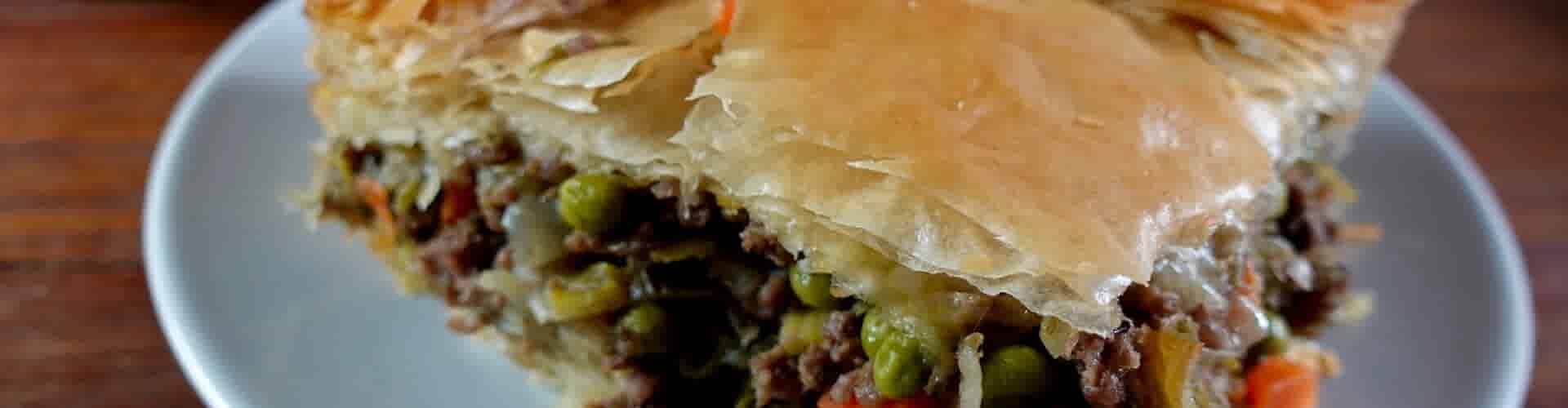 Kimadopita (gehaktpastei) van bizongehakt