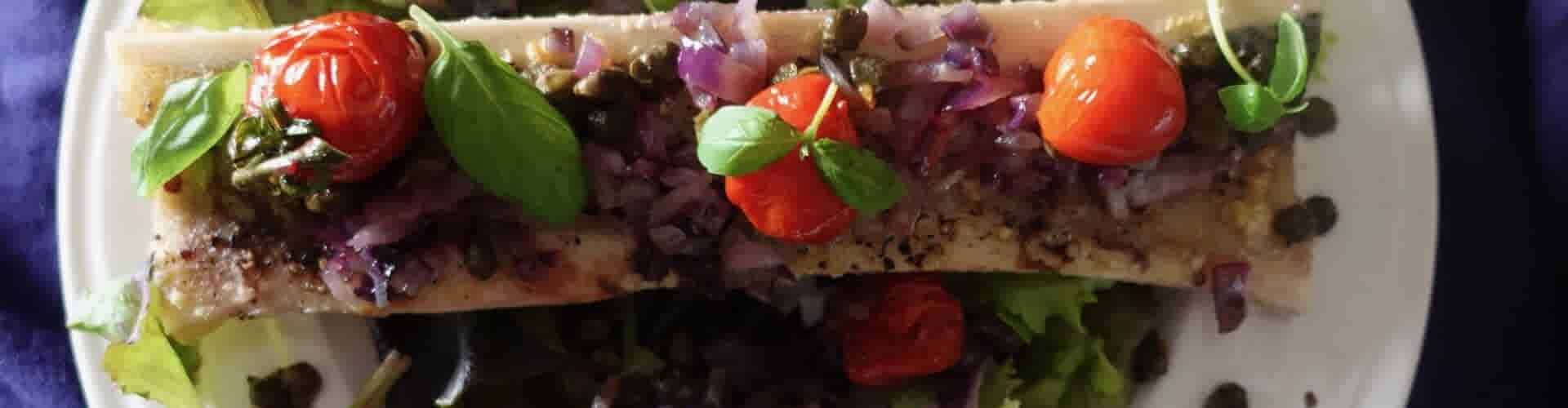 Italiaanse geroosterde mergpijp