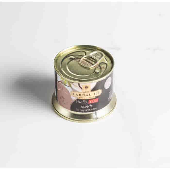 Larnaudie Foie Fin d'Oie met Port  | Ganzenlever