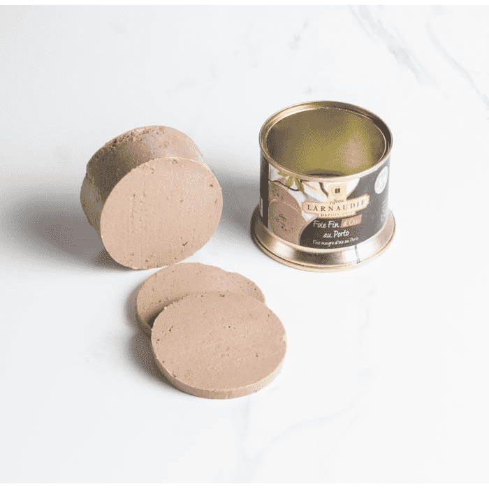 Larnaudie Foie Fin d'Oie met Port  | Ganzenlever