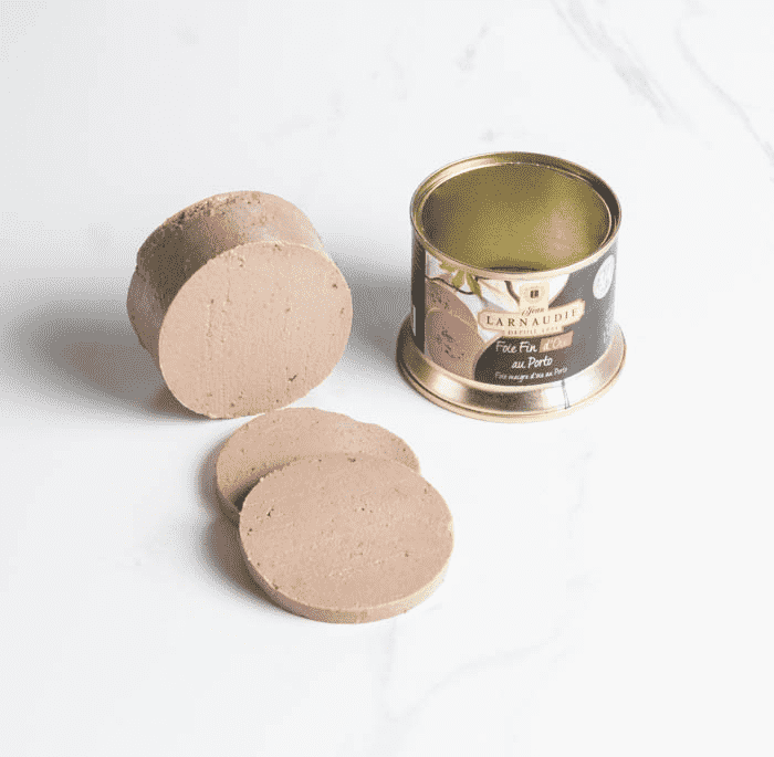 Larnaudie Foie Fin d'Oie met Port  | Ganzenlever