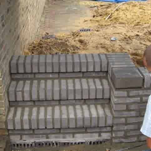 Hoeksteen grijs 21x10 cm