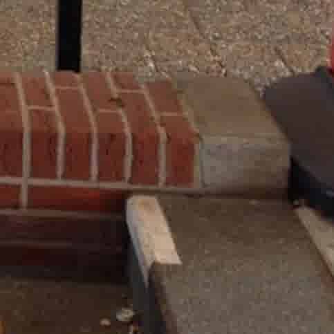 Hoeksteen antraciet 21x10 cm