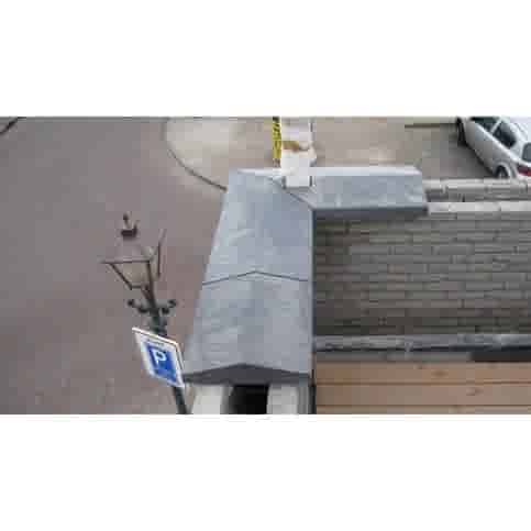 Muurafdekkers beton 2-zijdig antraciet 25x100