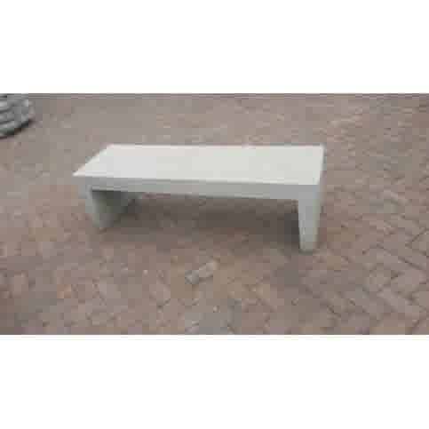 Tuinbank beton 150 cm wit/grijs